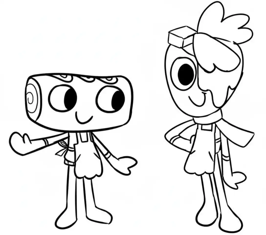 Dandy’s World para colorear para imprimir pdf gratis