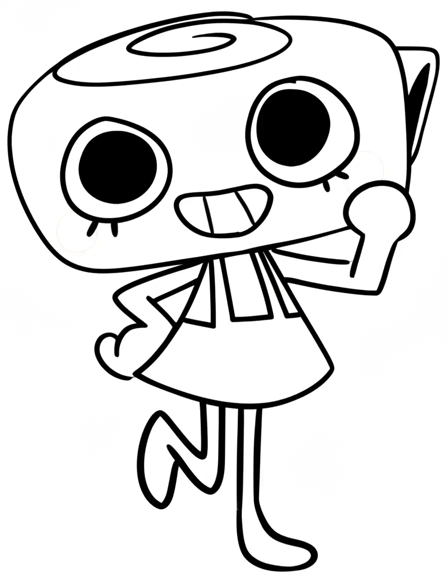 Dandy’s World para colorear para niño