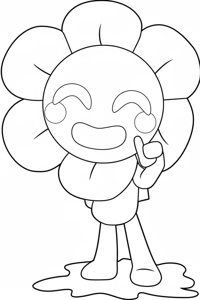 Dandy’s World para colorear y recortar