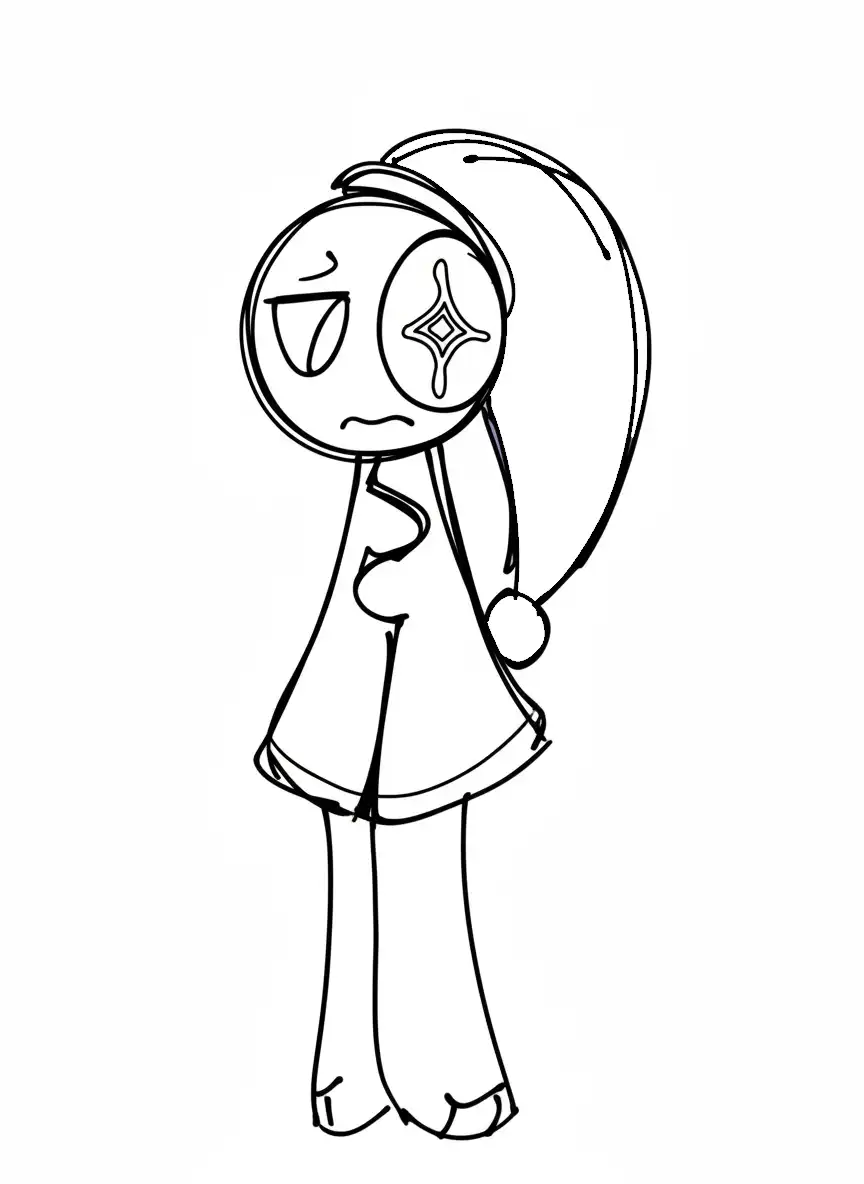 Dandy’s World para colorear para imprimir para niño de 4 años