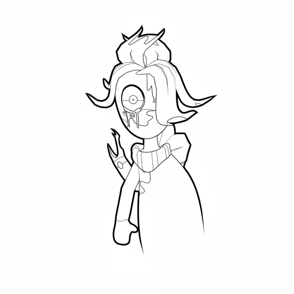 Dandy’s World para colorear para niños