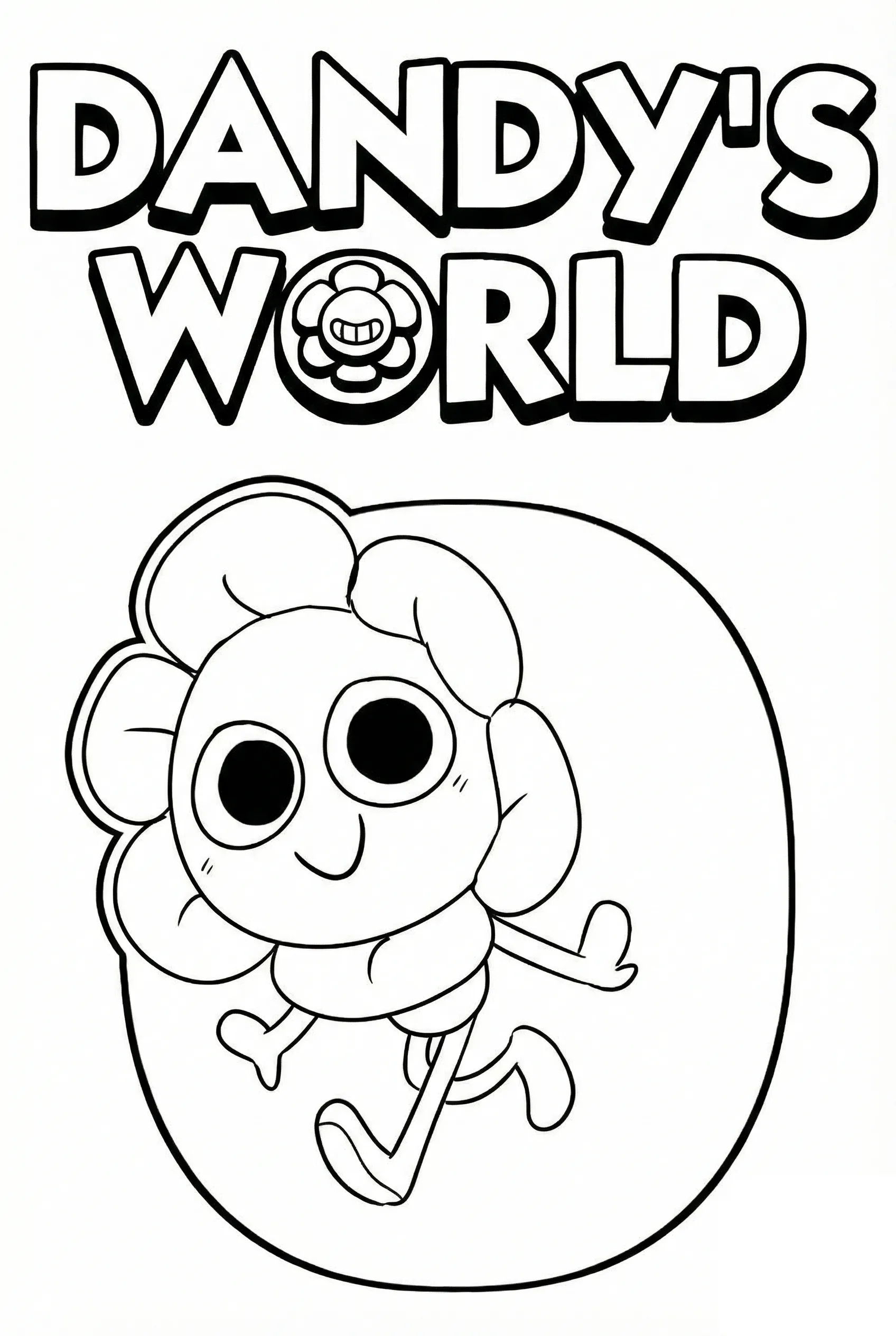 imagen de Dandy’s World para colorear para colorear para niño