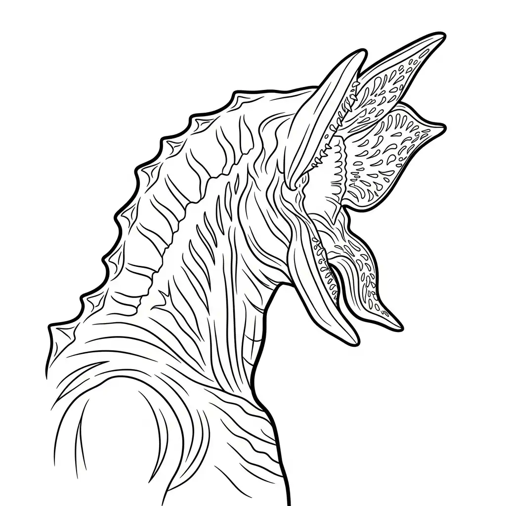 Demogorgon para colorear para imprimir gratis