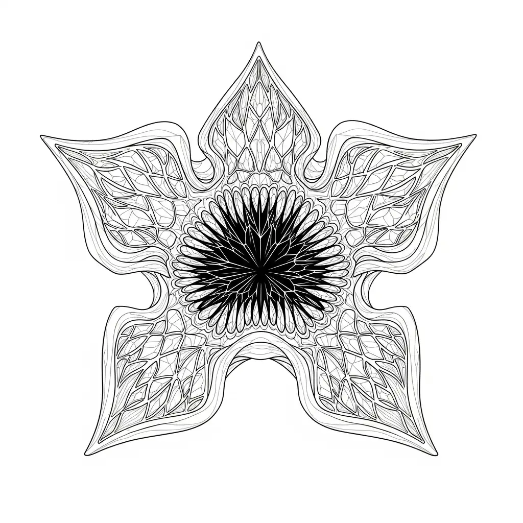 Demogorgon para colorear en línea 2