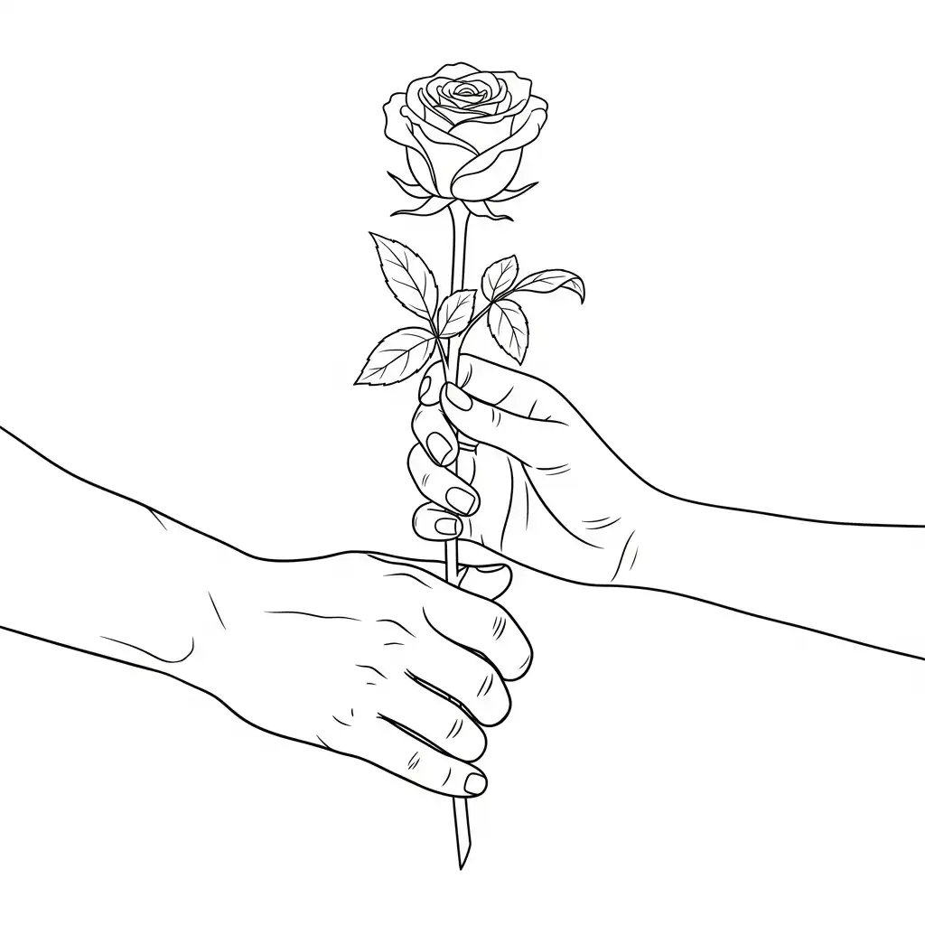 Día de San Valentín para colorear gratis para niños