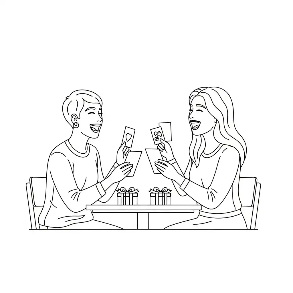 Día de San Valentín para colorear en línea