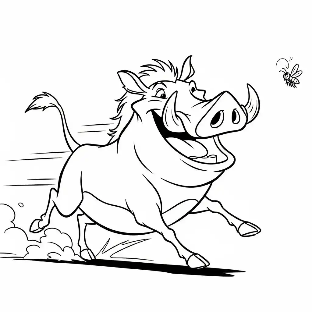 El Rey León para colorear para imprimir para niño de 4 años