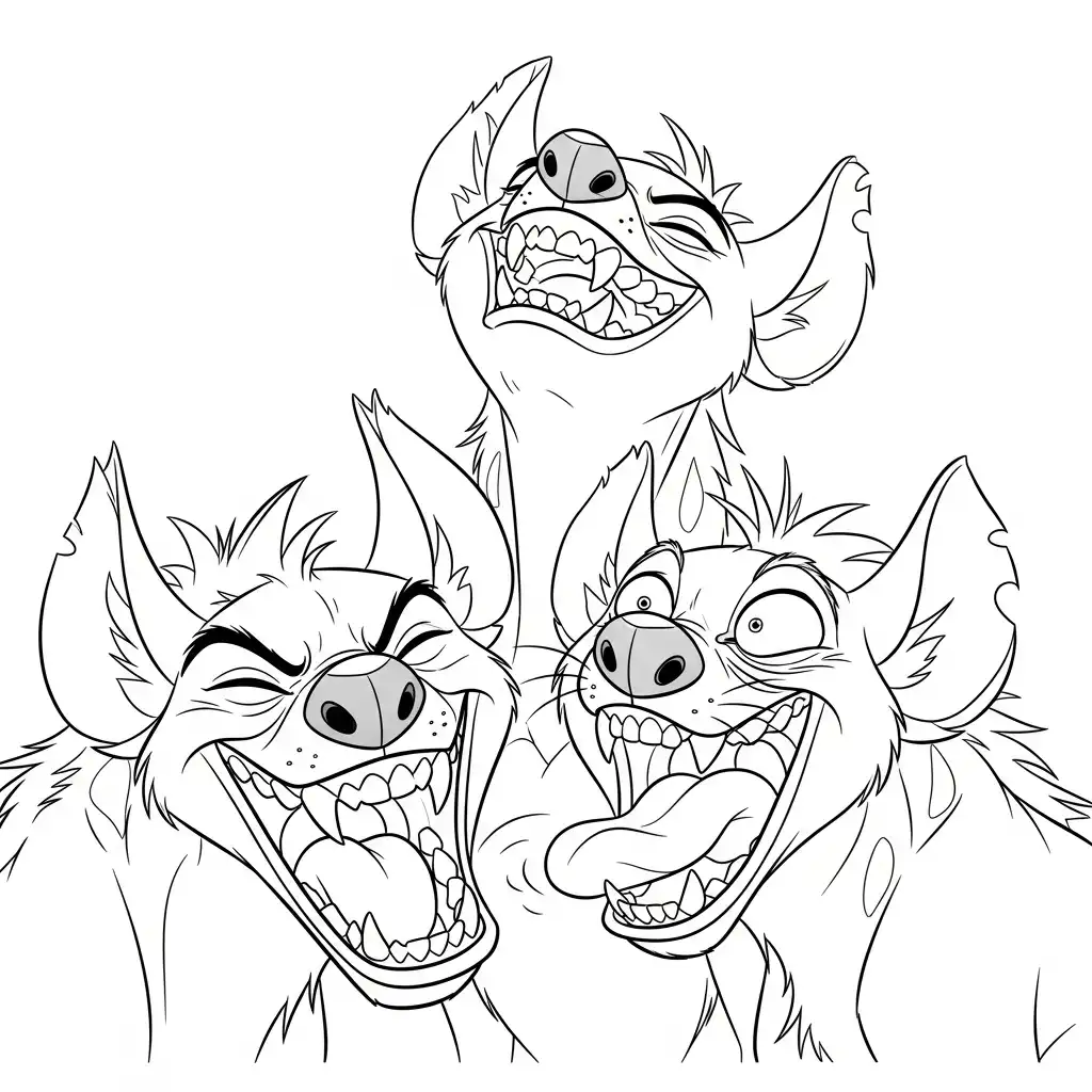 El Rey León para colorear para imprimir 1