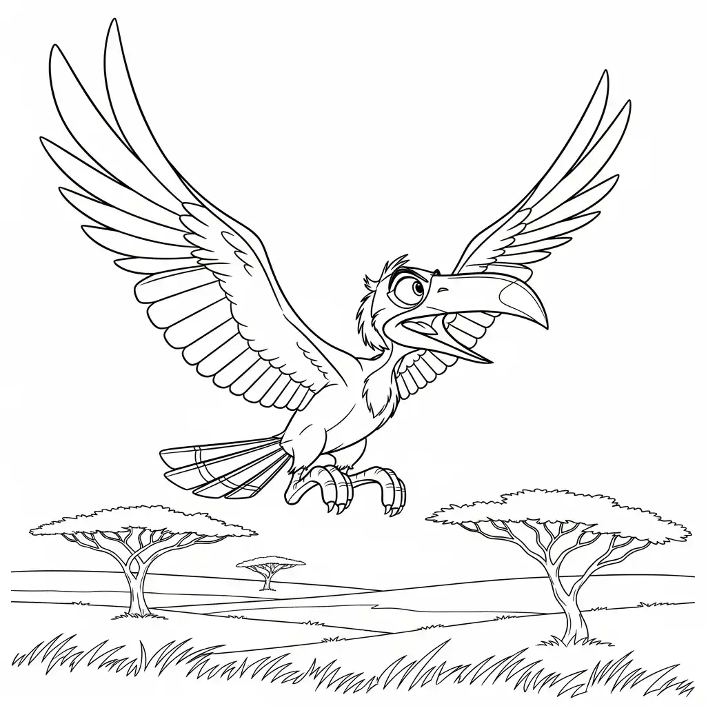 El Rey León para colorear para niño para imprimir gratis