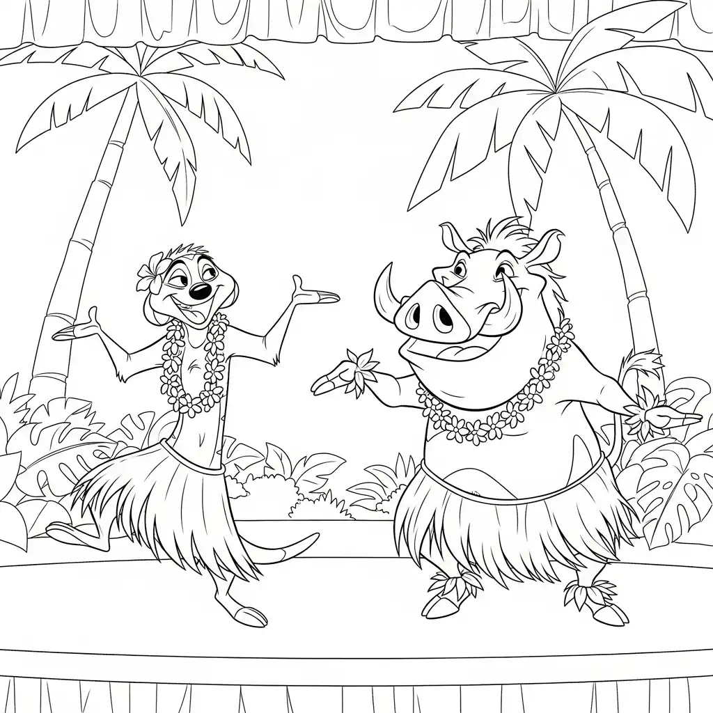 El Rey León para colorear para imprimir para niño de 12 años