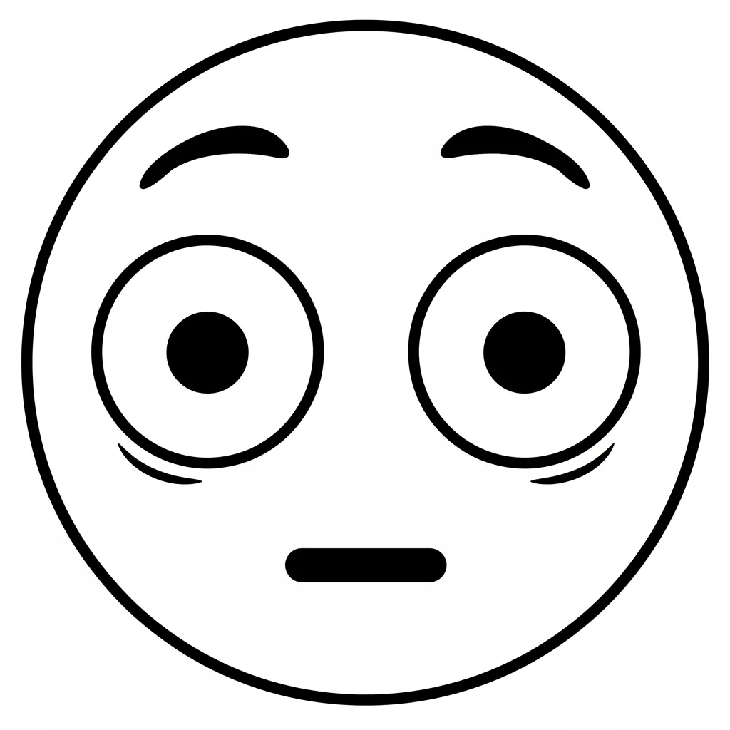 Emoji 22 para colorear para imprimir gratis