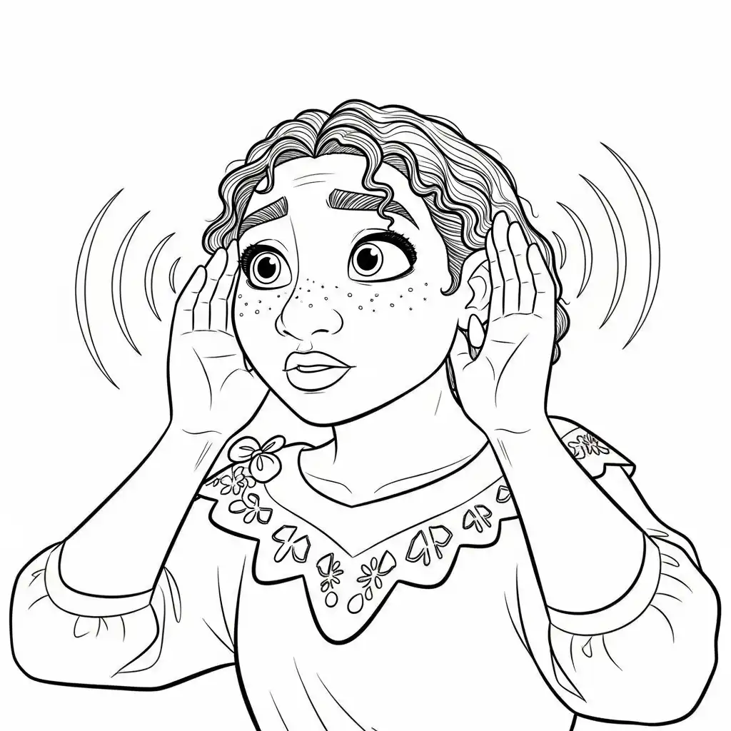 Encanto para colorear para imprimir para niño de 8 años