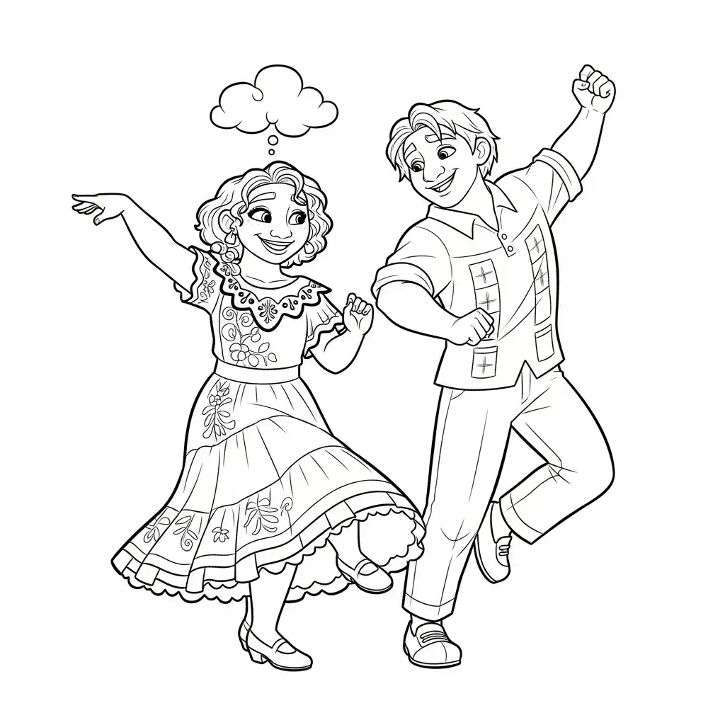 Encanto para colorear y dibujos