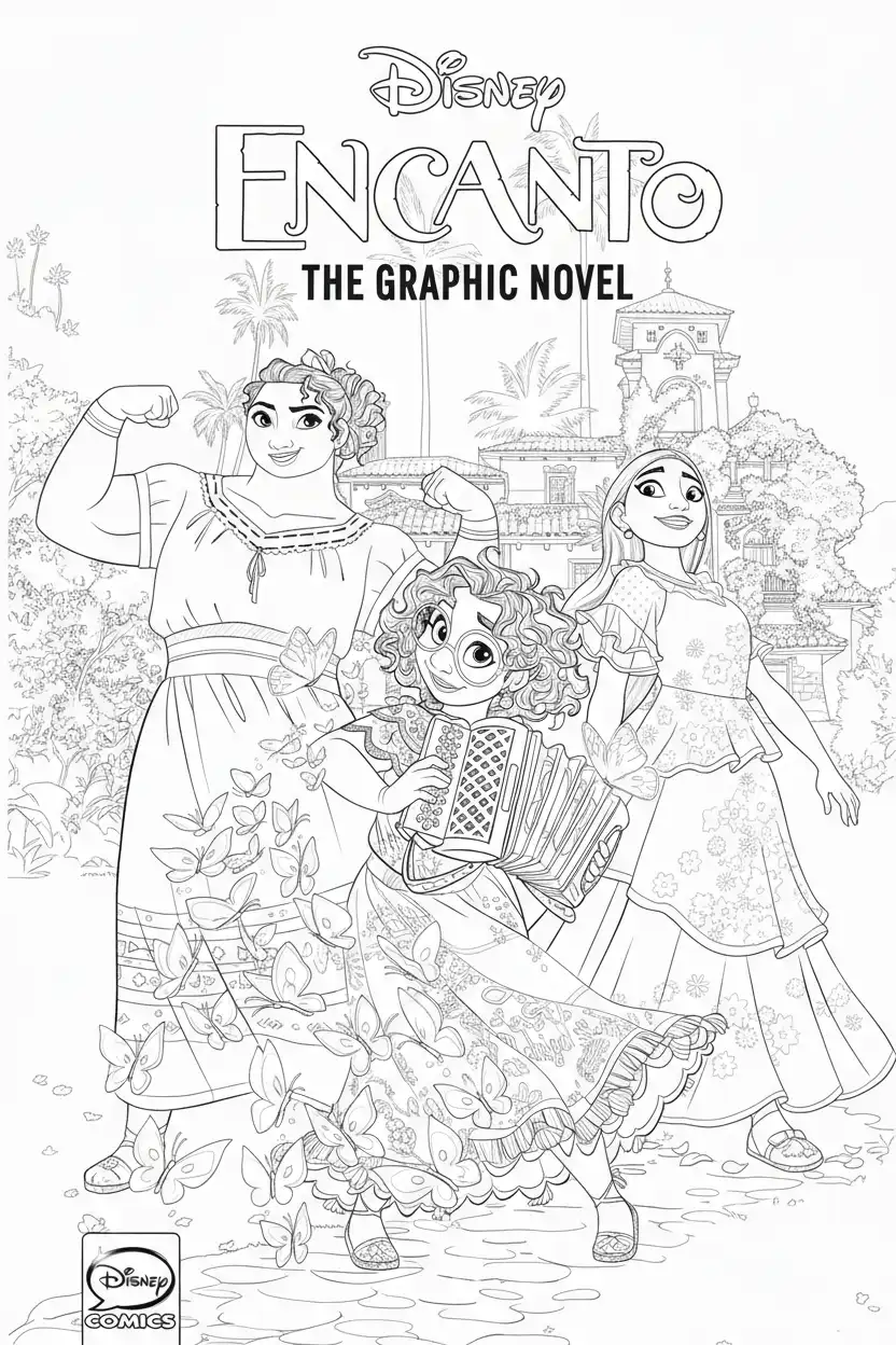 imagen de Encanto para colorear para niño 1