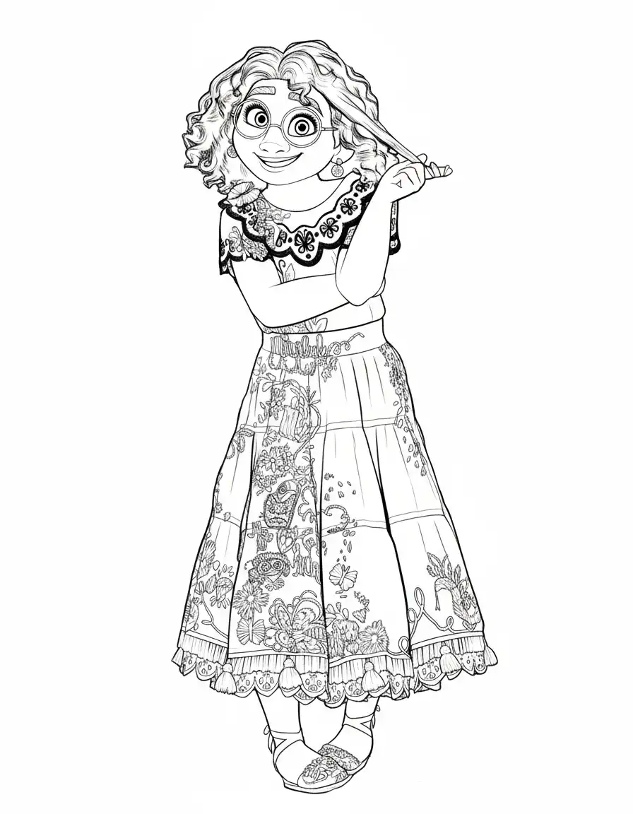 Encanto para colorear para niño de para imprimir