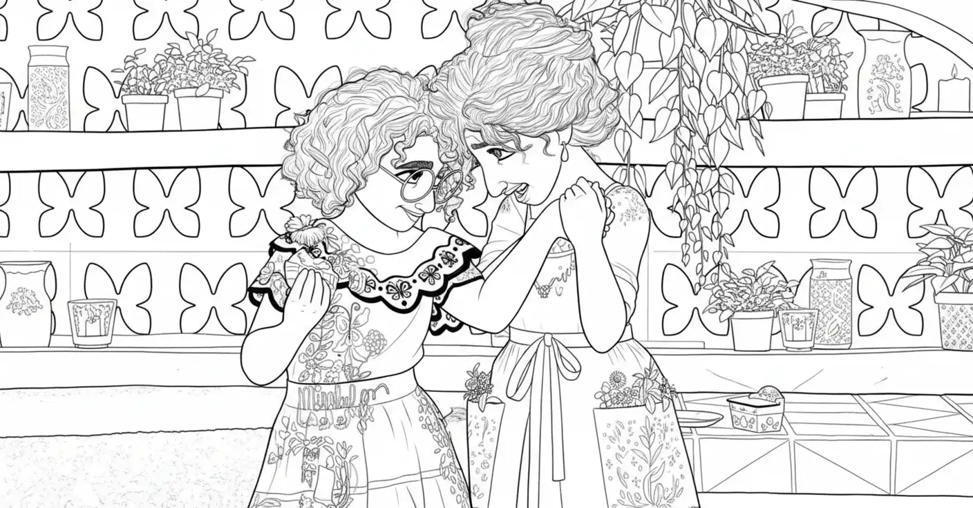 Encanto para colorear para niños