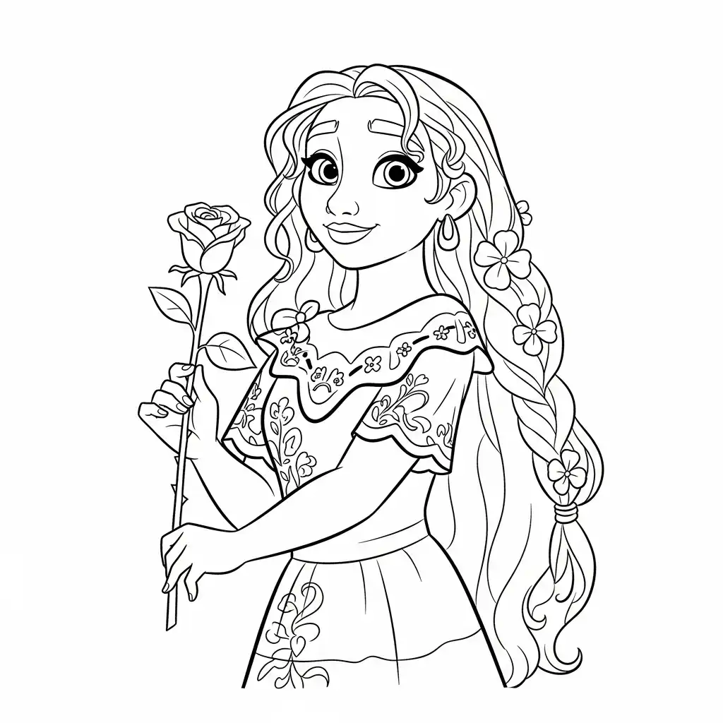 Encanto para colorear para niños para imprimir