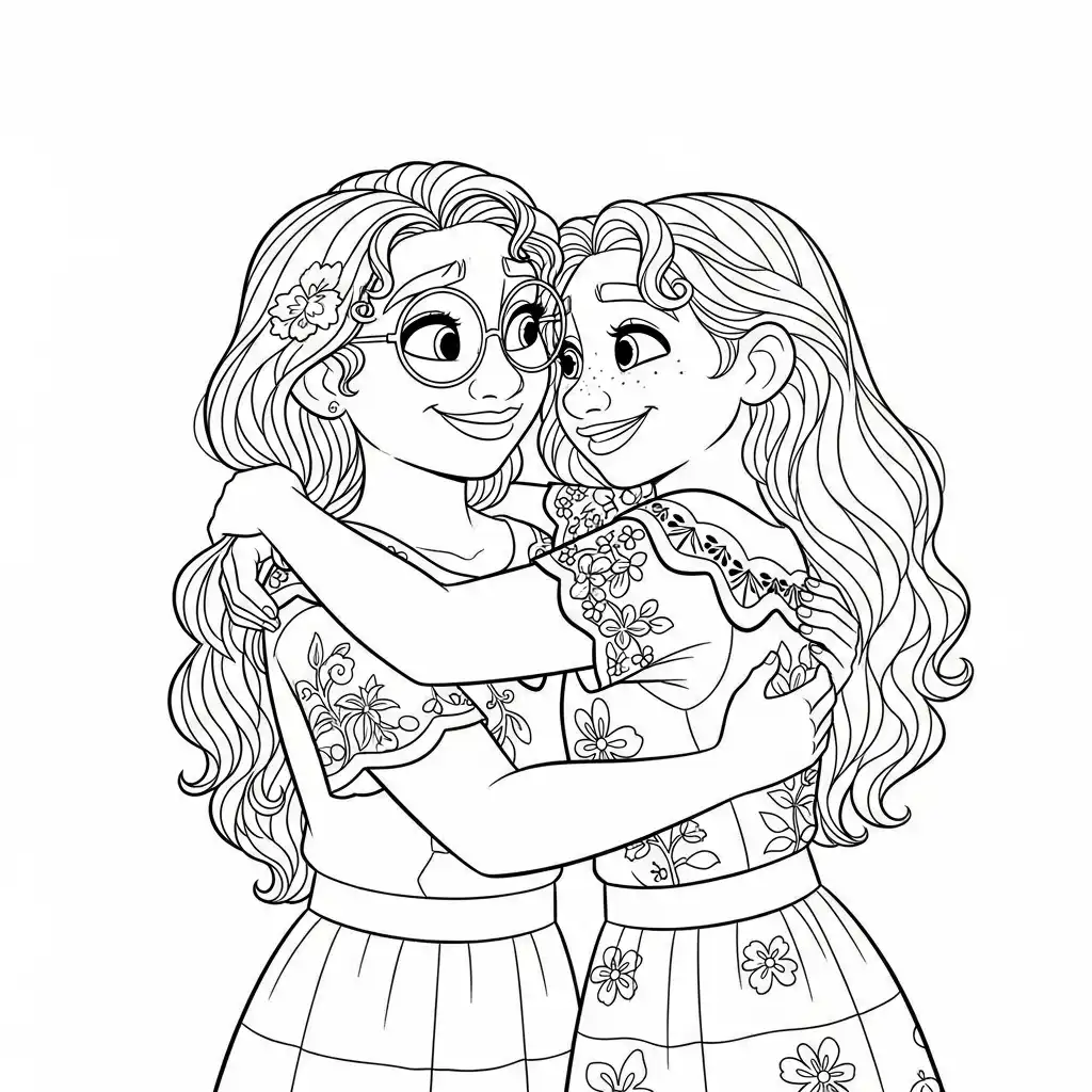 Encanto para colorear en línea