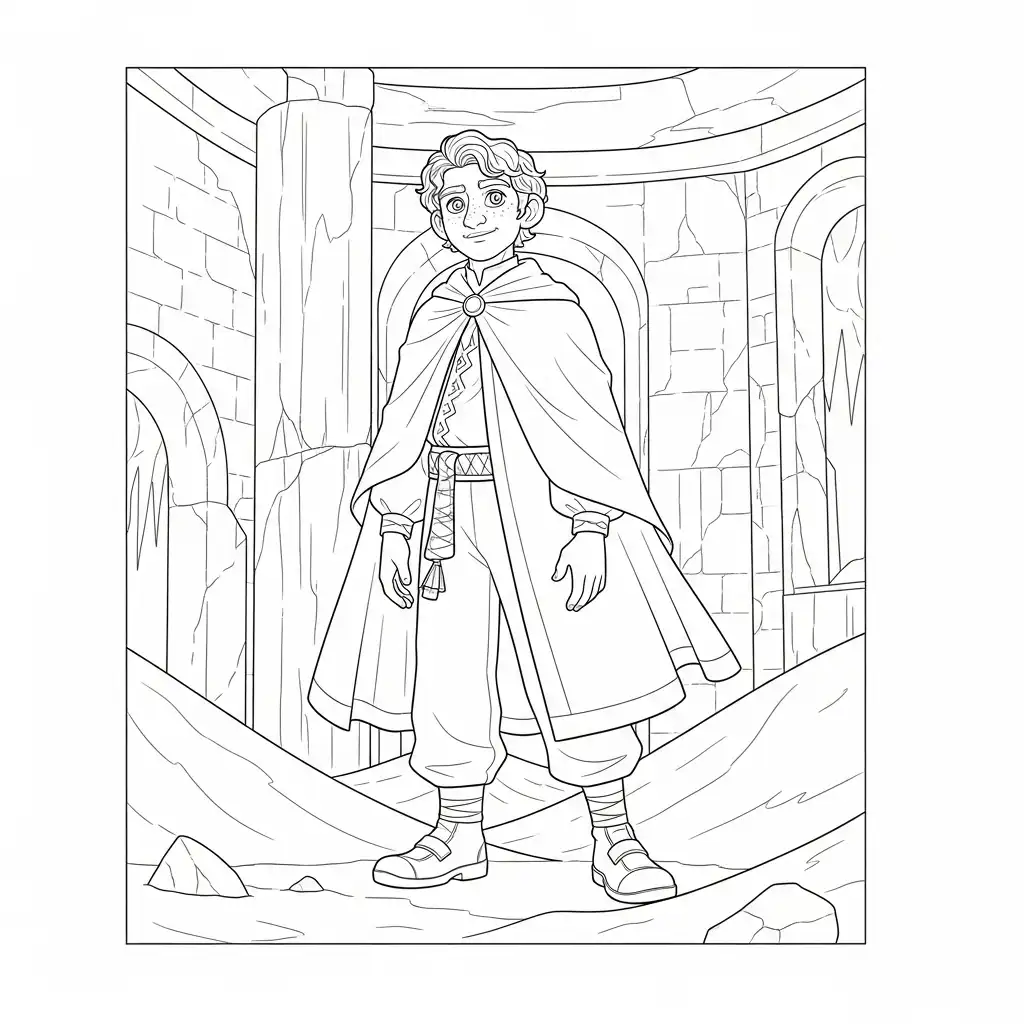 Encanto para colorear para imprimir para niño de 7 años