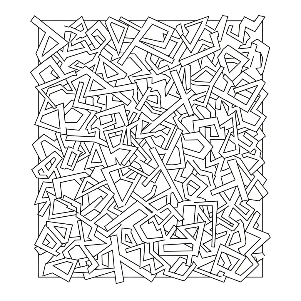 Figuras Geométricas para colorear para imprimir para niño de 6 años