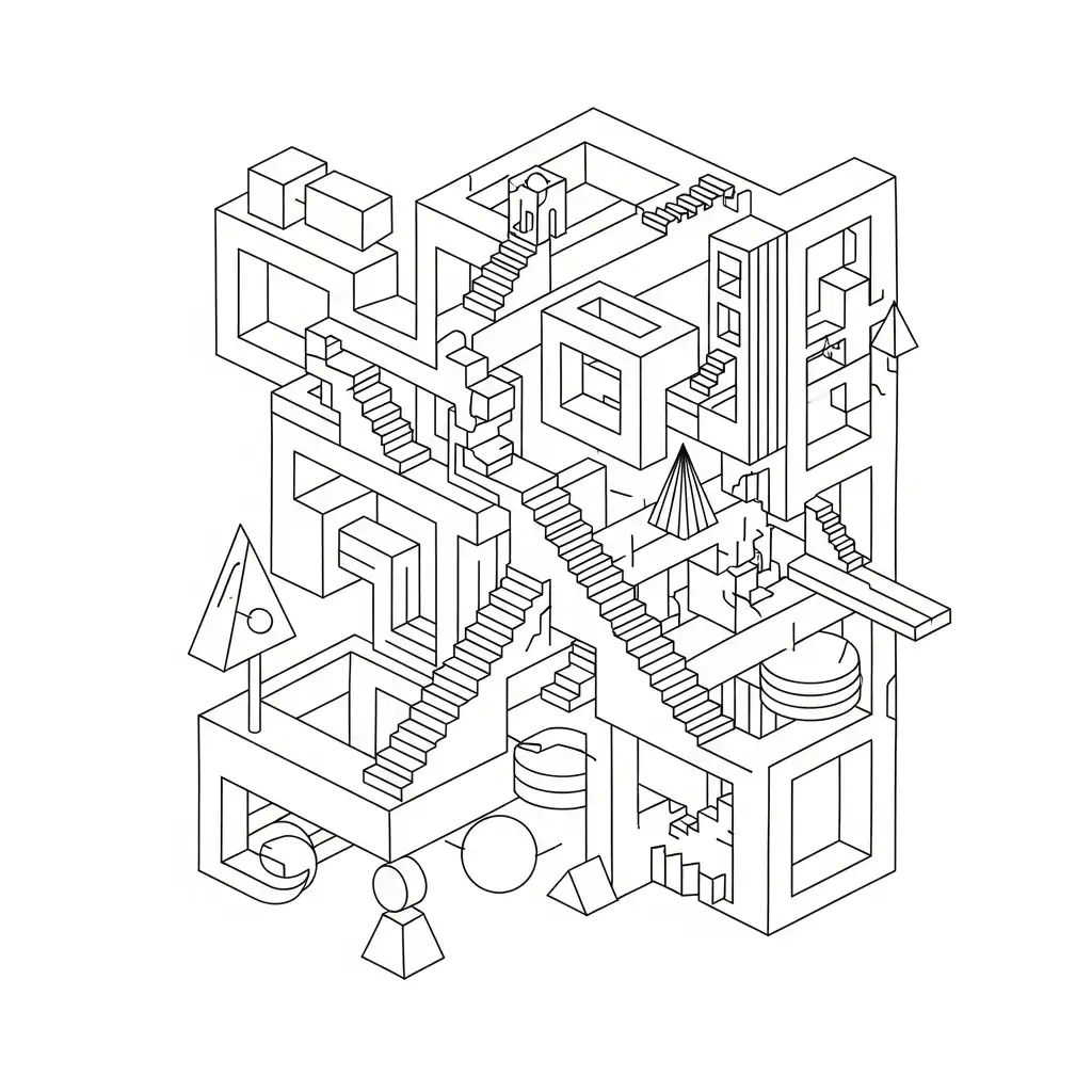 Figuras Geométricas para colorear para imprimir para niño de 10 años