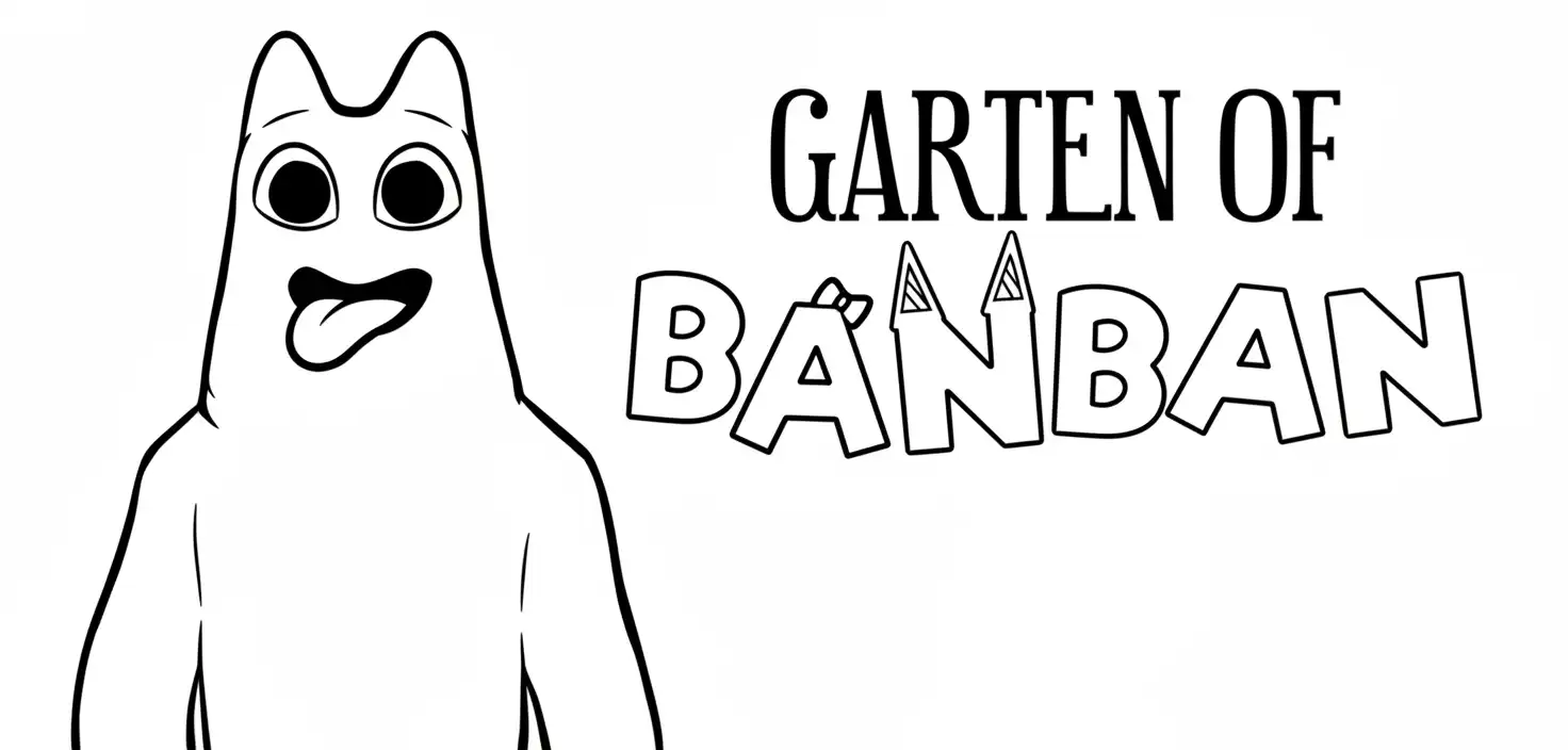 Garten Of Banban para colorear para bebé para imprimir