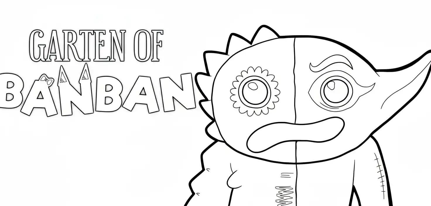 Garten Of Banban para colorear para niño para imprimir