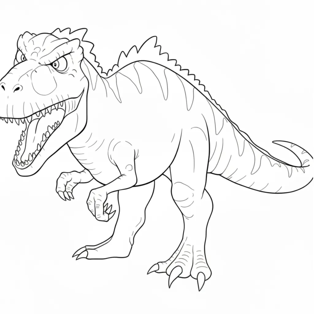 Gigantosaurus 1 para colorear y dibujos