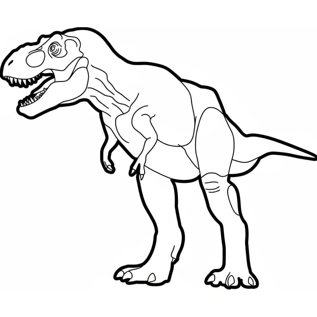 Gigantosaurus 14 para colorear para imprimir para niño de 2 años