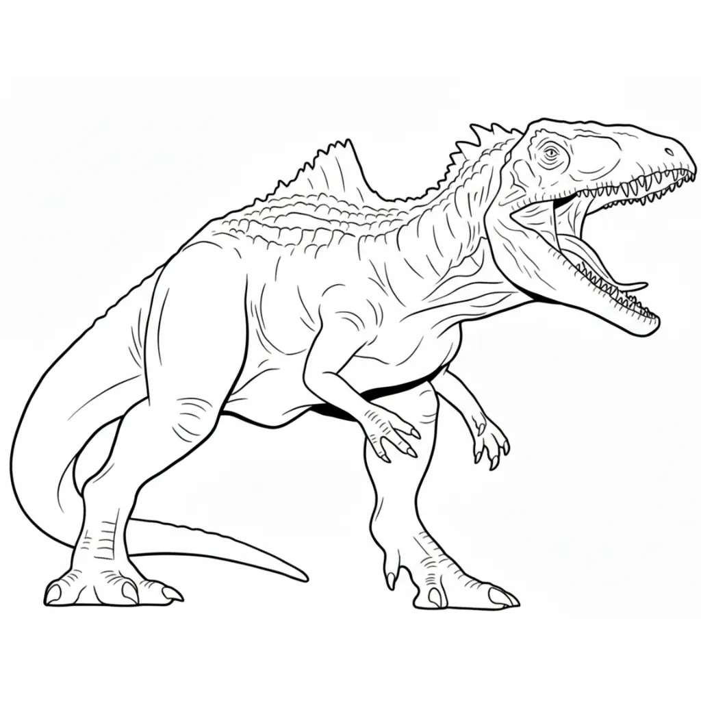 Gigantosaurus 2 para colorear y dibujos