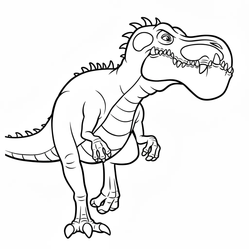 Gigantosaurus 8 para colorear para descargar