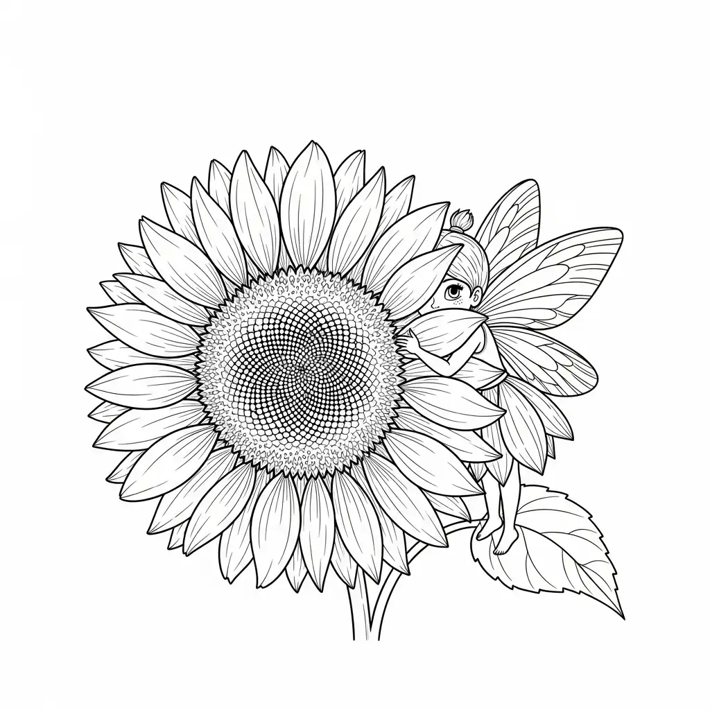 descargar Hada para colorear gratis