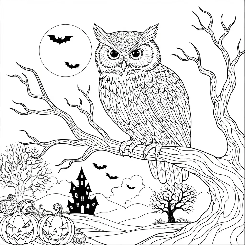 Halloween para colorear para imprimir