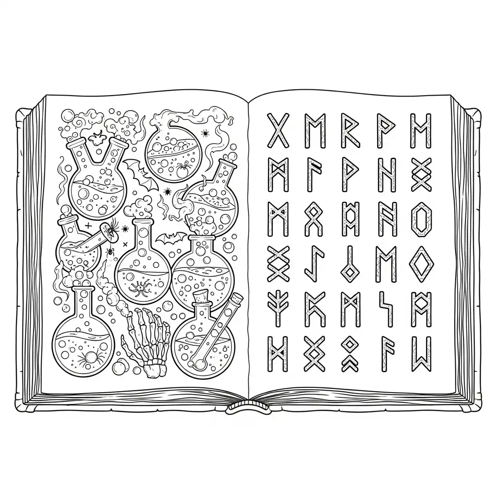 Halloween para colorear para imprimir para niño de 4 años