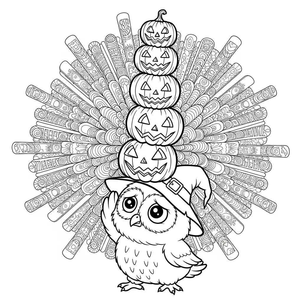 Halloween para colorear gratis para niños