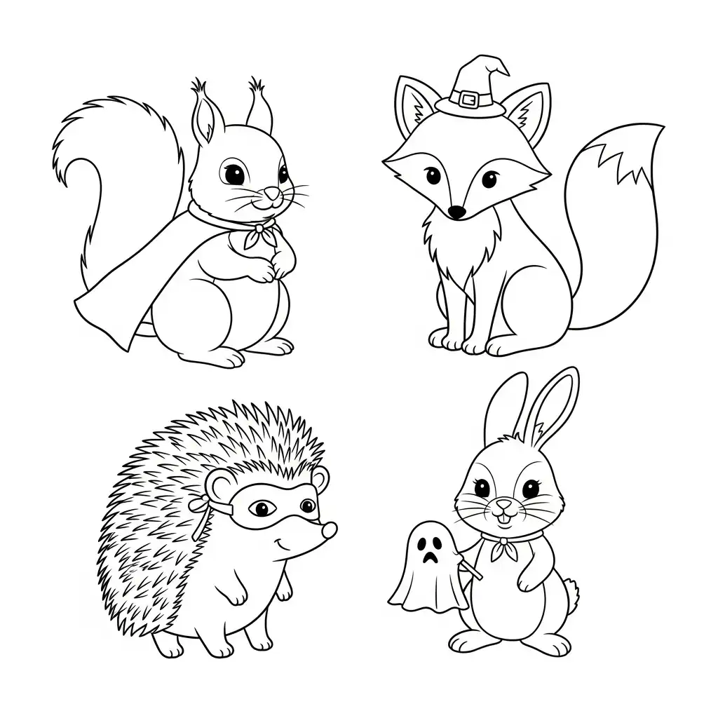 Halloween para colorear gratis para imprimir