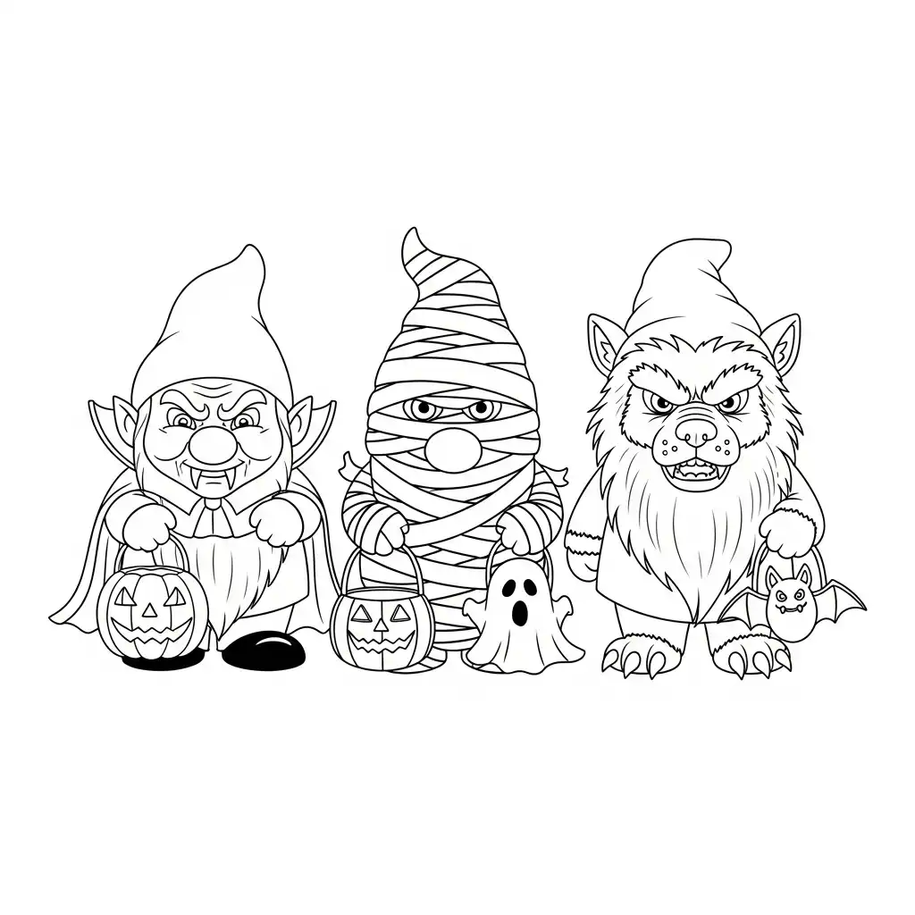 Halloween para colorear gratis para imprimir 1