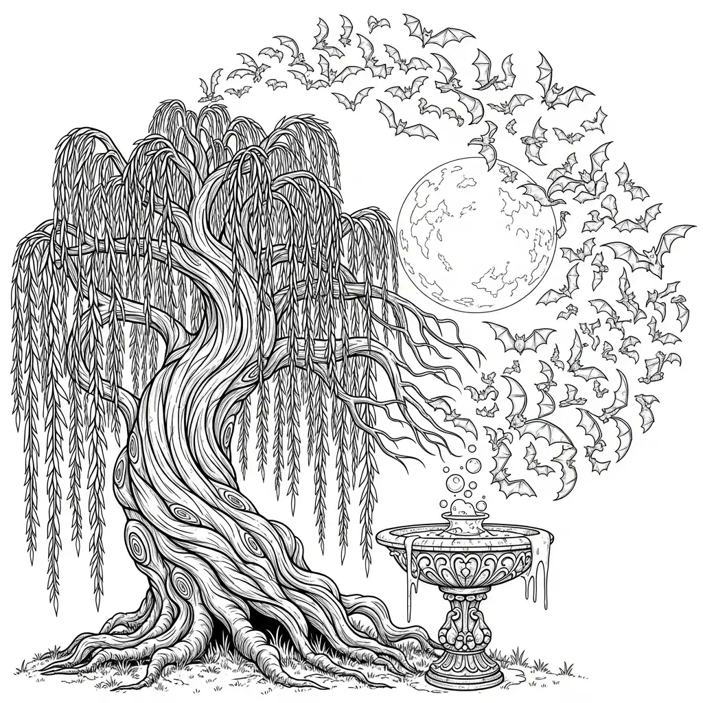 Halloween para colorear para niños 1