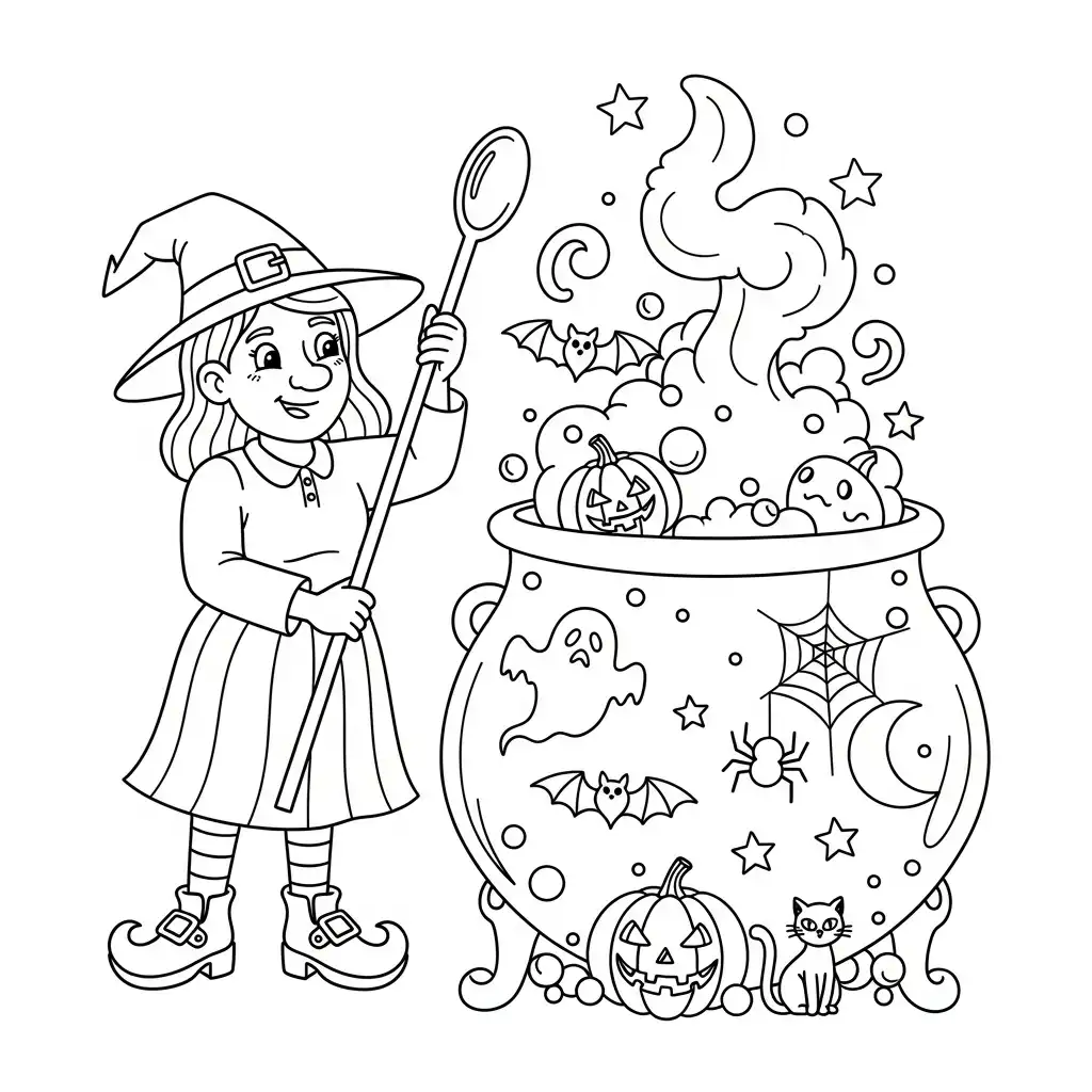 Halloween para colorear gratis