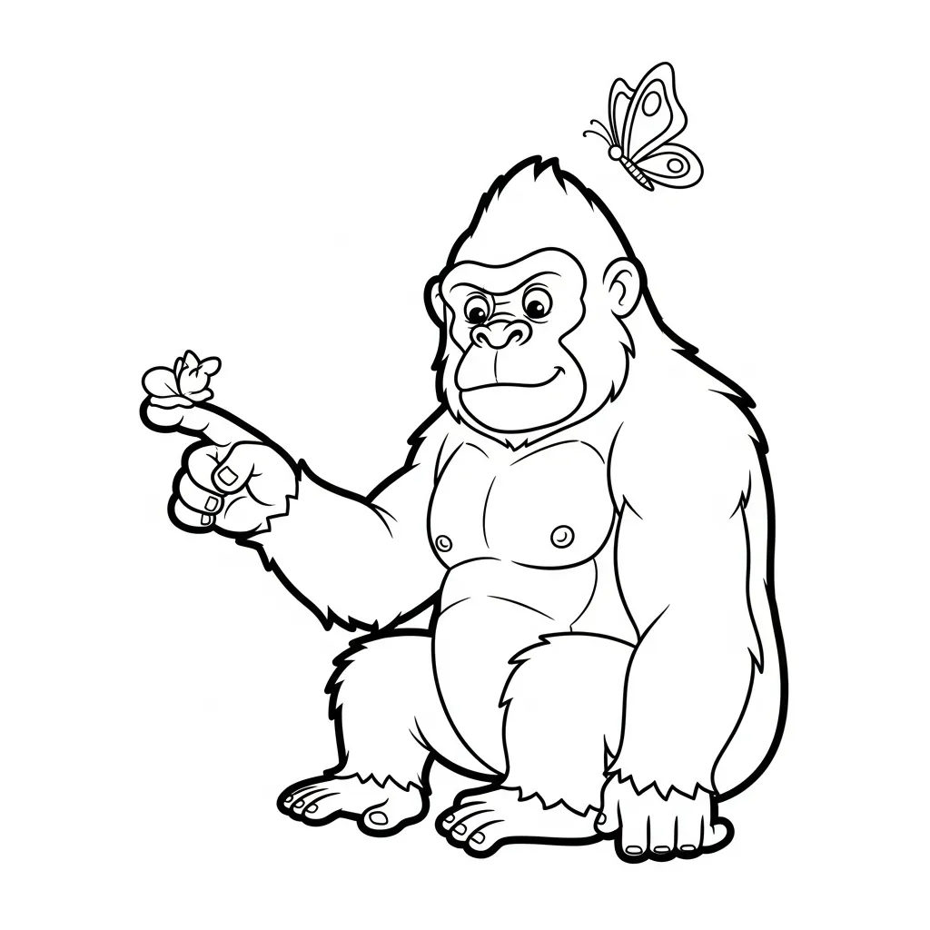 descargar King Kong 5 para colorear gratis
