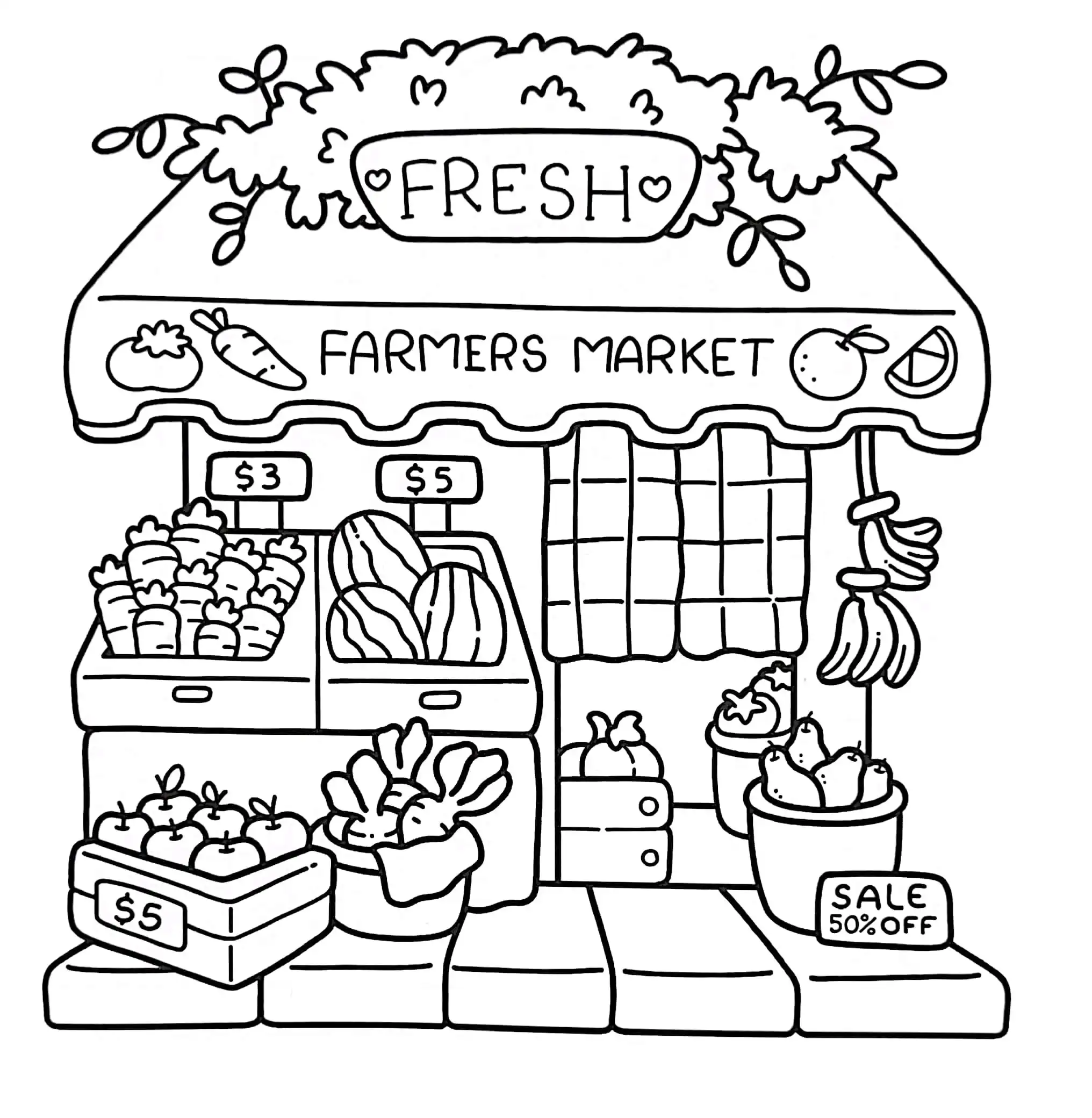 Little Corner para colorear en línea