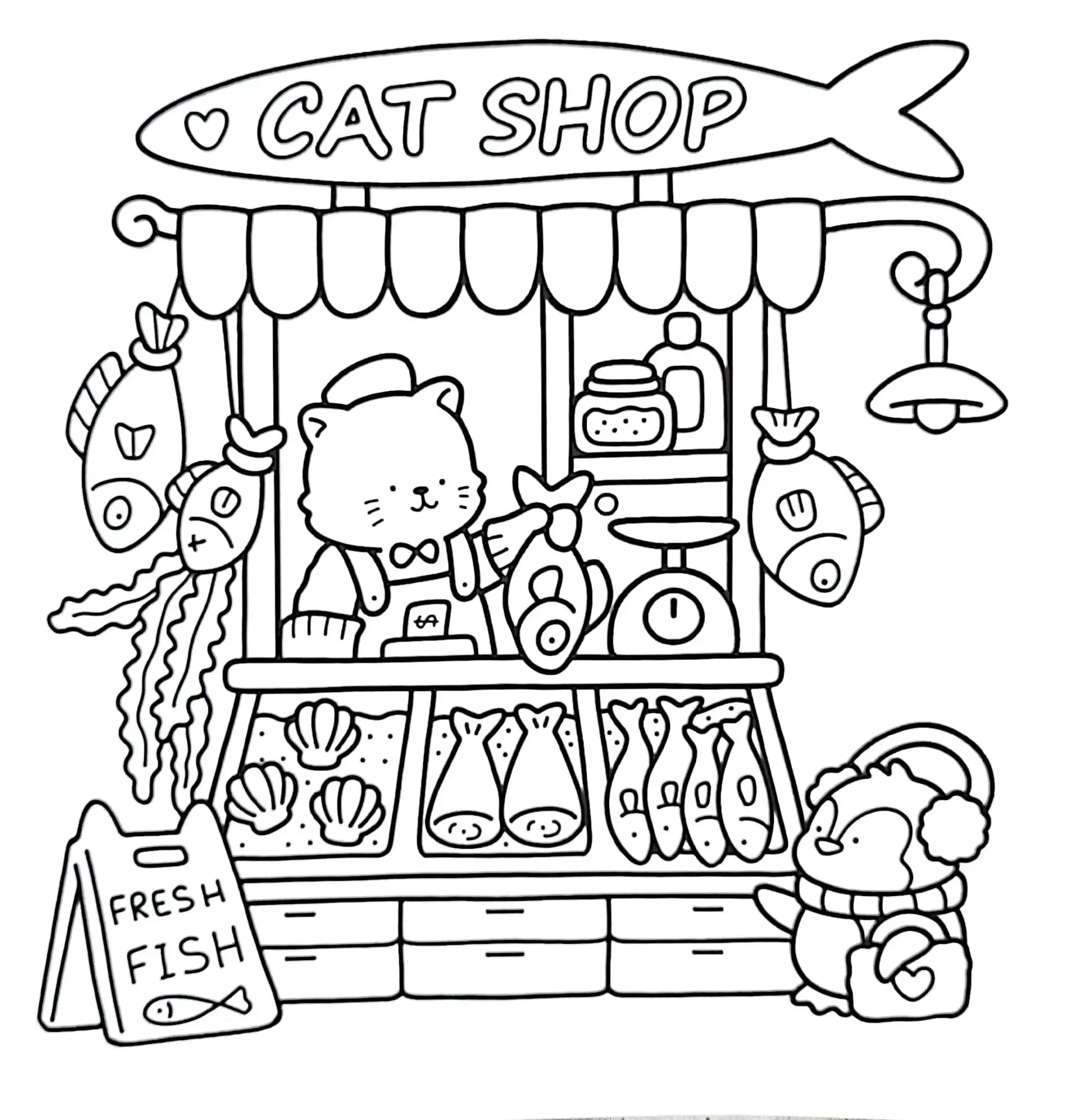 Little Corner para colorear para imprimir pdf gratis 1