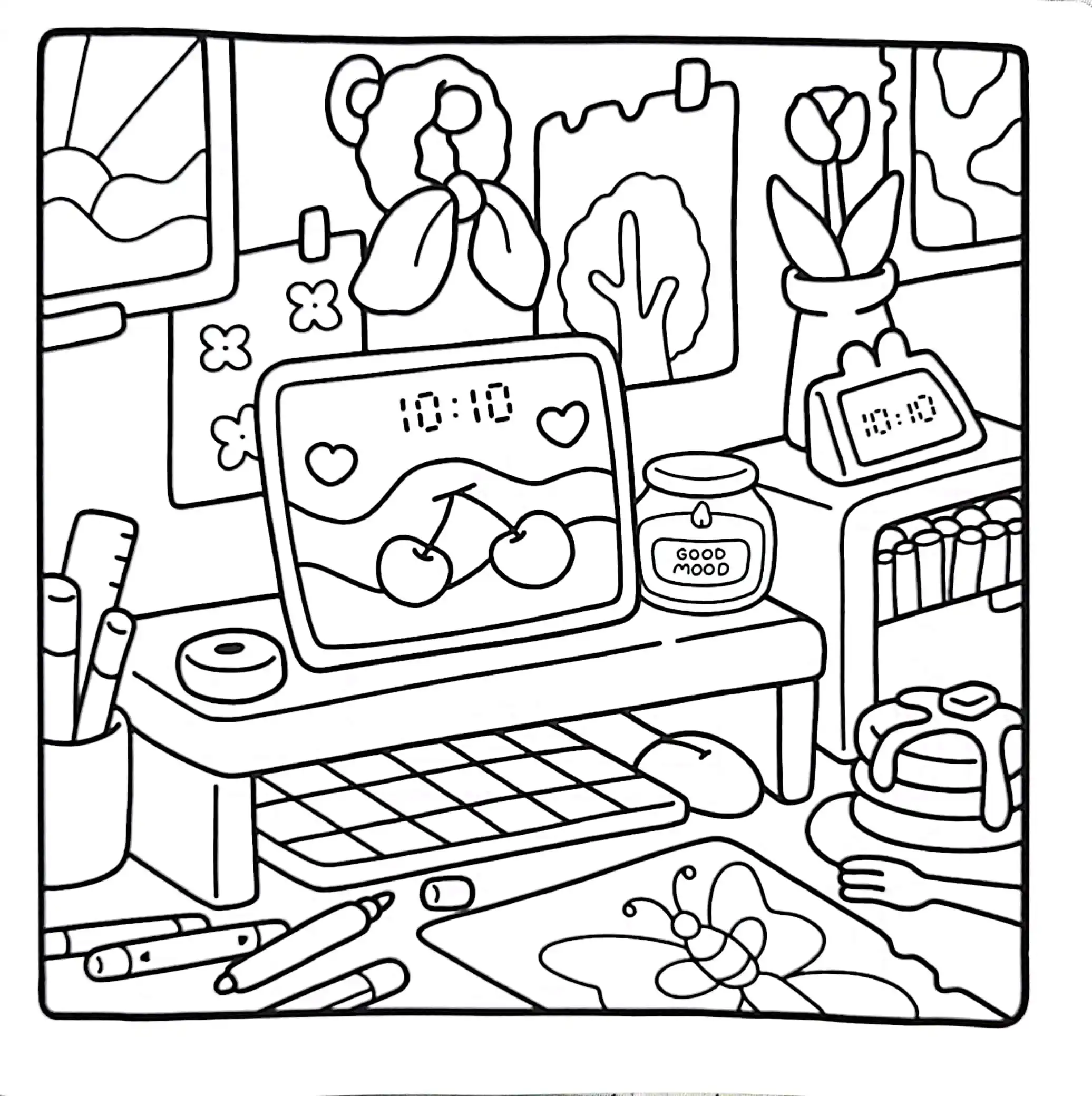 Little Corner para colorear en línea gratis