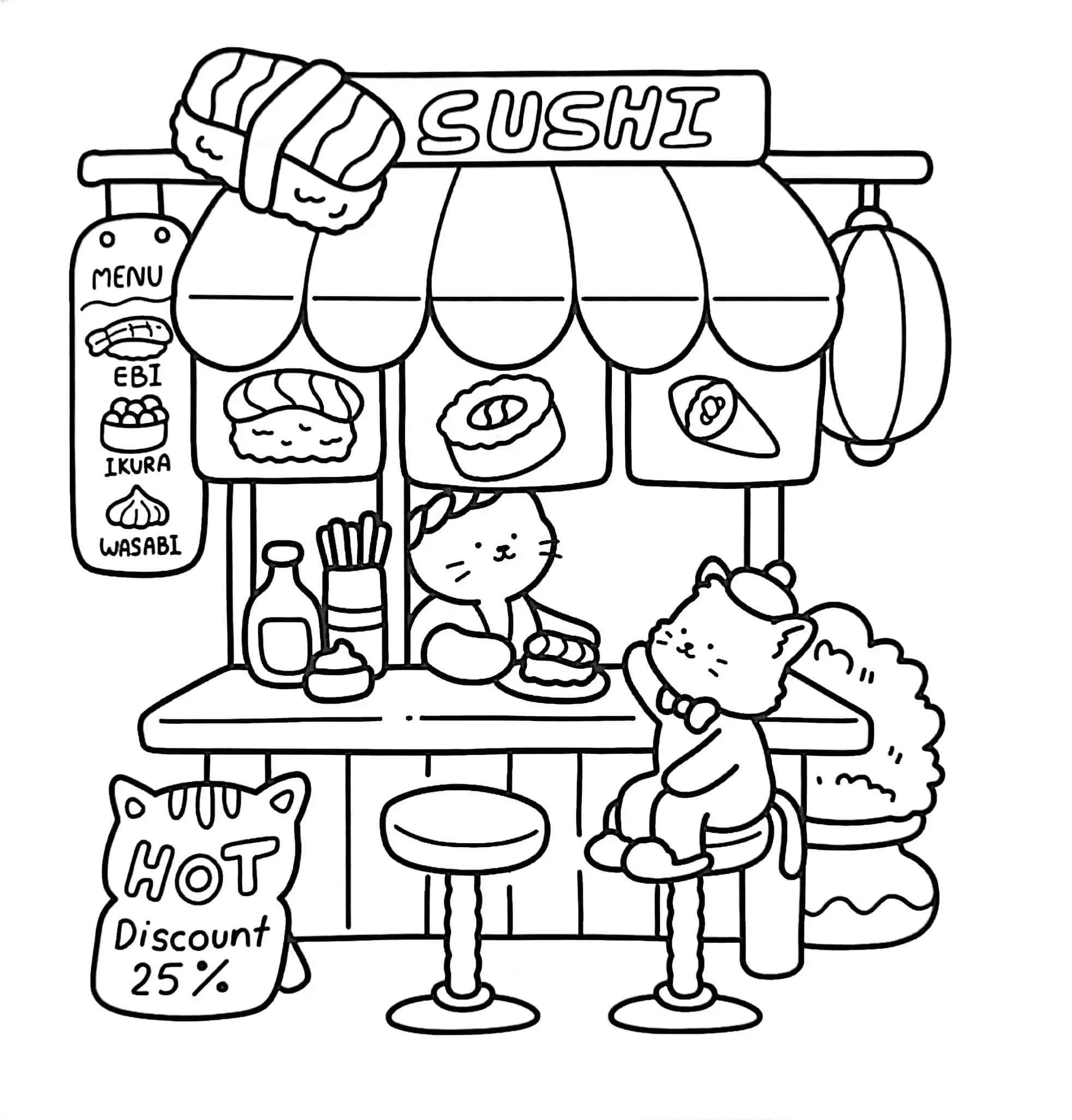 Little Corner para colorear educativo para niño 1