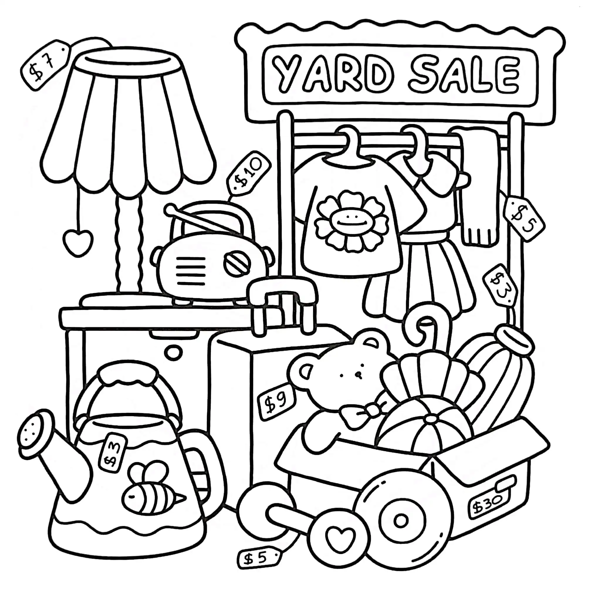 Little Corner para colorear para imprimir pdf gratis