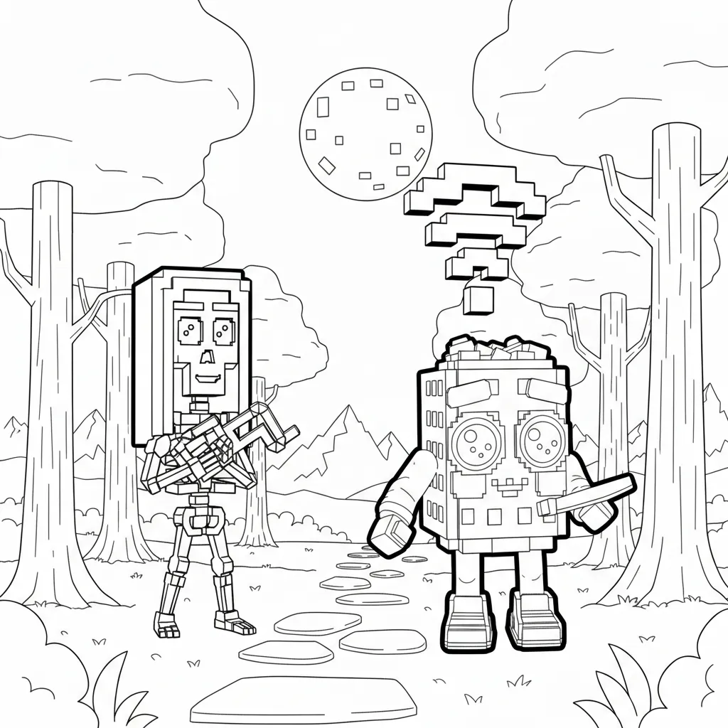 Los Mobilis 10 para colorear y recortar