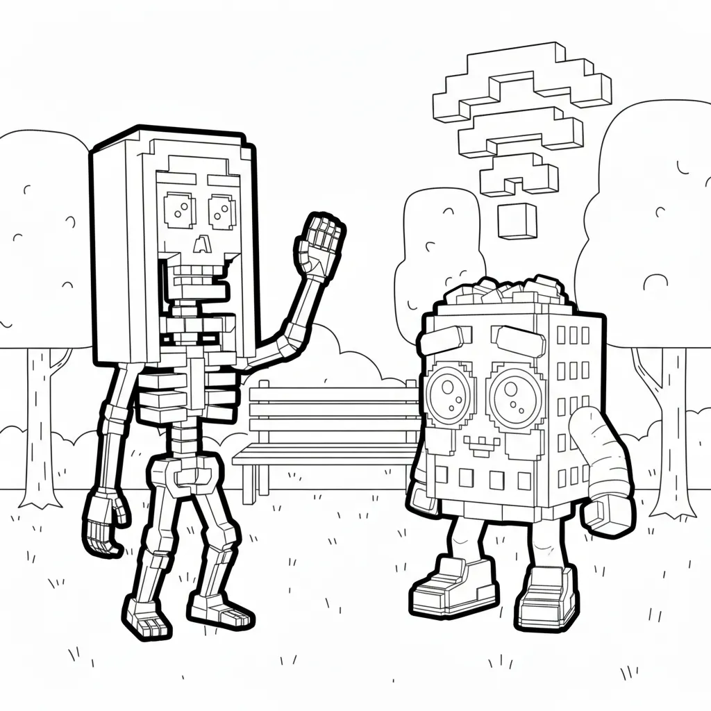 Los Mobilis 11 para colorear para niño de 3 años