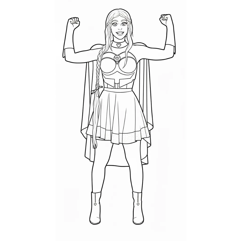 Luli Pampín 1 para colorear para imprimir