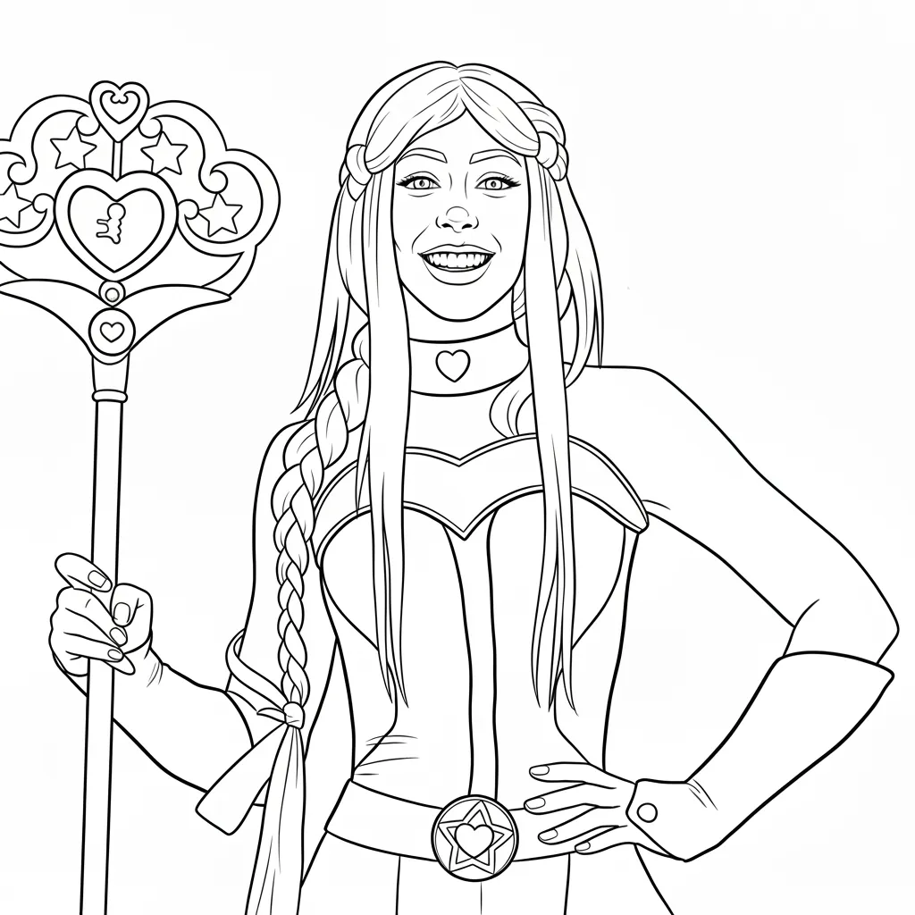 Luli Pampín 12 para colorear para descargar