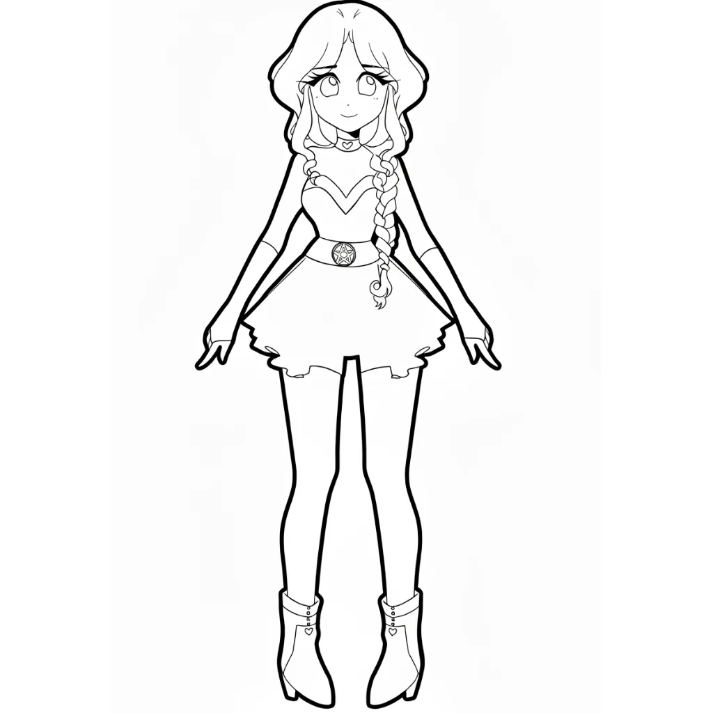 Luli Pampín 5 para colorear para imprimir para niños